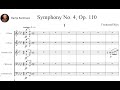 Miniature de la vidéo de la chanson Symphony No. 4 In F Major, Op. 110: I. Andante - Allegro