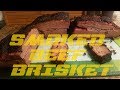 Texas style smoked beef brisket  pigskin barbeque