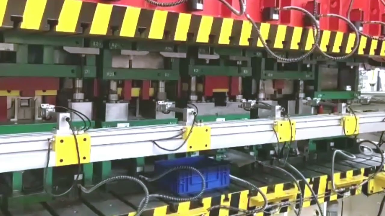 1600T multi stations punching equipment for production of auto parts