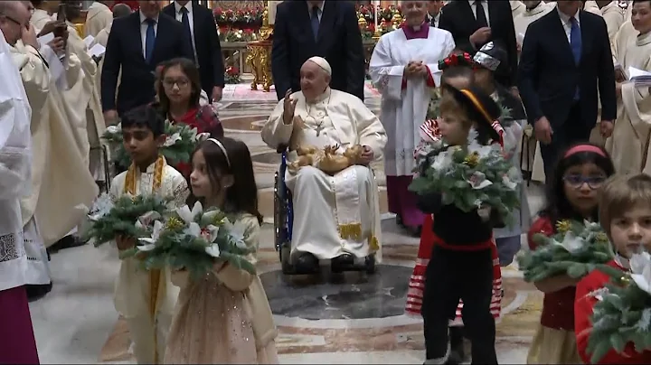Christmas Midnight Mass with Pope Francis 2022 HD