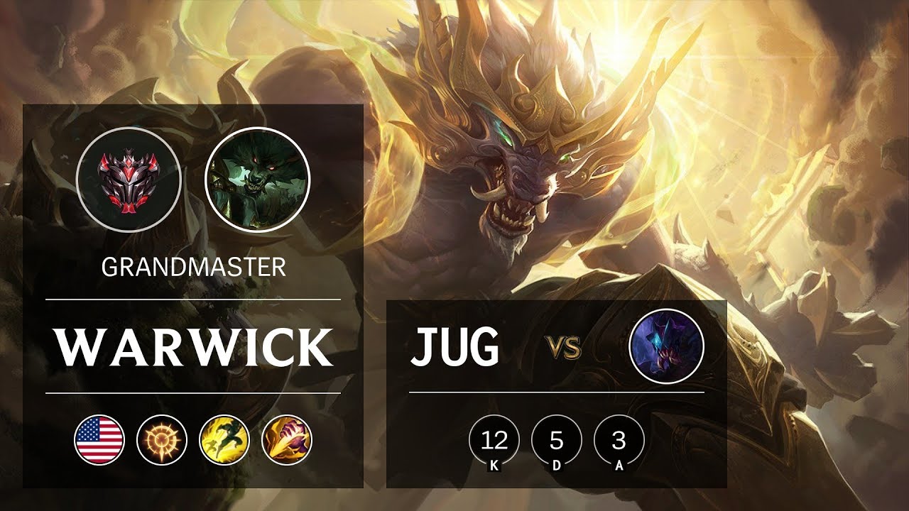 Warwick Jungle vs Rek'Sai - NA Grandmaster Patch 9.7