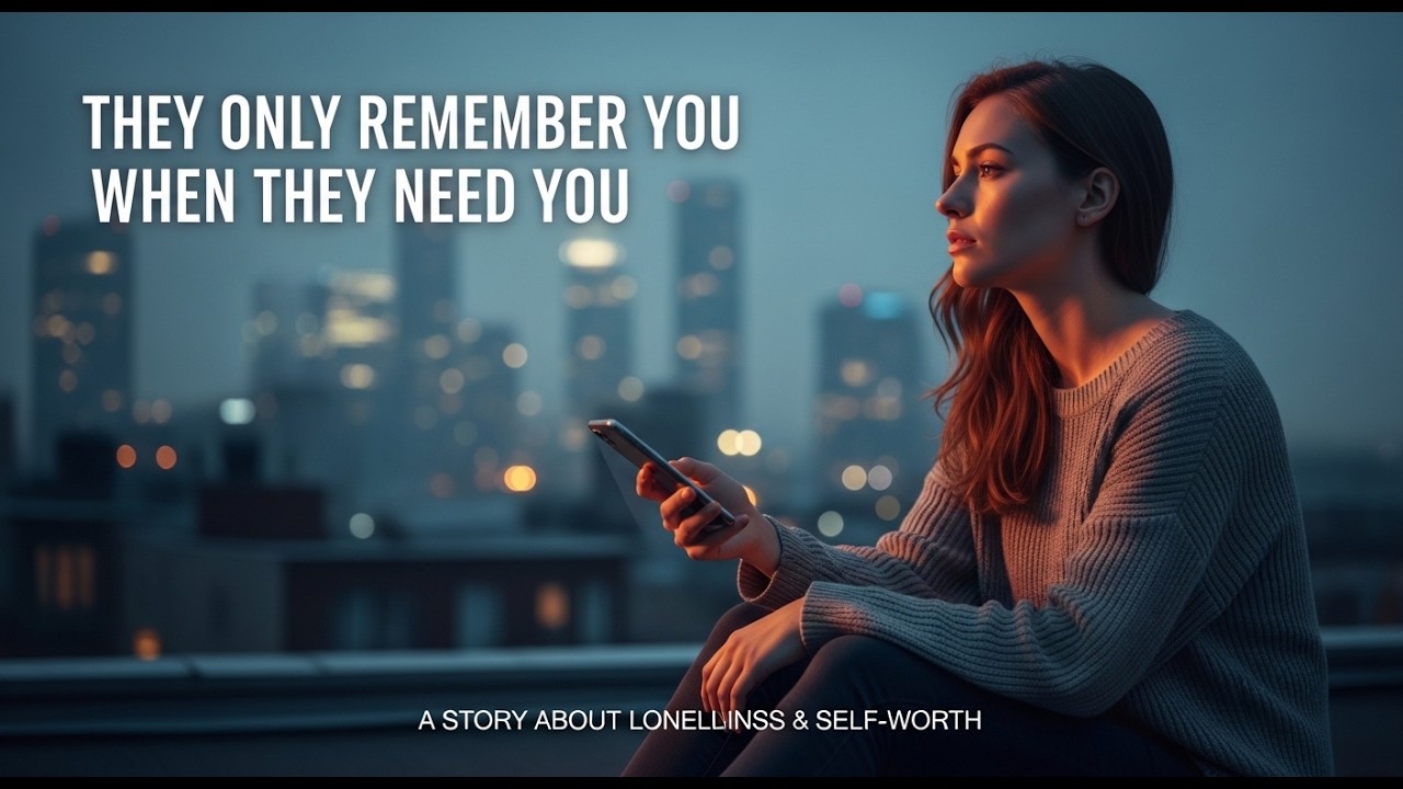 “They Only Remember You When They Need You | Emotional Story About Loneliness & Self-Worth”