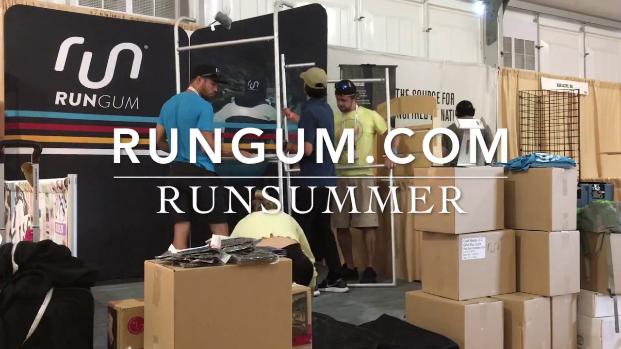 Run Gum is at Summer Outdoor Retailer! RunAloha Vlog 026 YouTube