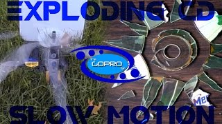 Project Time EXTRA! - Exploding CD Slow motion