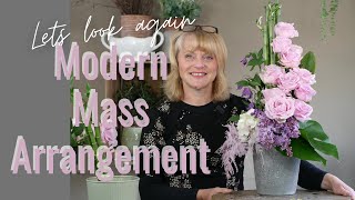 Lets look again at the Modern Mass Flower ArrangementFLORISTRY/FLOWER ARRANGINGItalian Mass Design