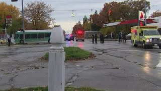 DDOT bus driver injured in multi-vehicle crash on Detroit's east side