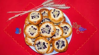 Delicious cookies with cottage cheese and blueberries (subtitles) 🍪 Good recipes from Agi