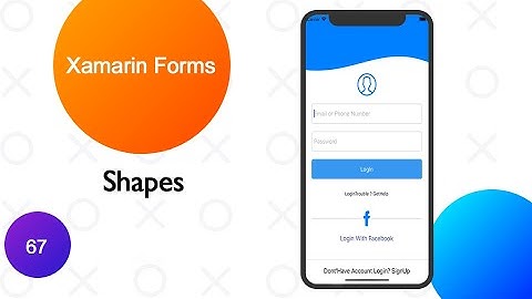 Xamarin Forms Shapes