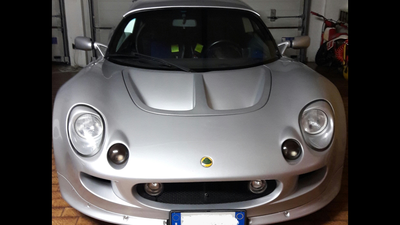 Straight pipe exhaust Exige S1 cold start