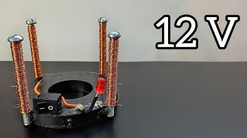 how to make a energy generator free electricity with magnets copper wire output 12v #freeelectricity