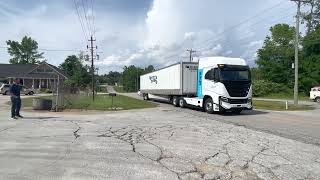 ctc takes a new electric truck for a test drive | collins trucking co. #trucks #truck #nikola