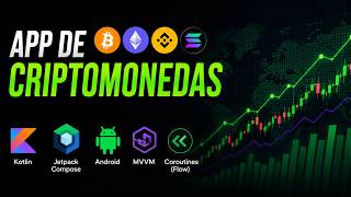📈 CryptoApp - Android App de criptomonedas con gráficas interactivas | MVVM, Jetpack Compose