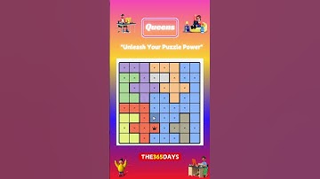 Feb 19: LinkedIn Queens Puzzle Solved #linkedin #queens #games #braingames