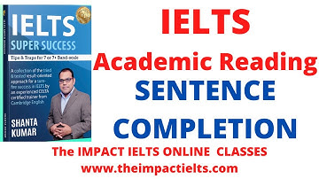 IELTS Reading Tips and Tricks | Sentence Completion | IELTS Preparation Full Course (2022)