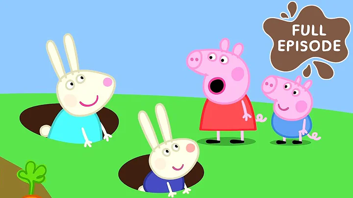 Peppa Pig Meets Rebecca Rabbit! | Kids TV And Stor...