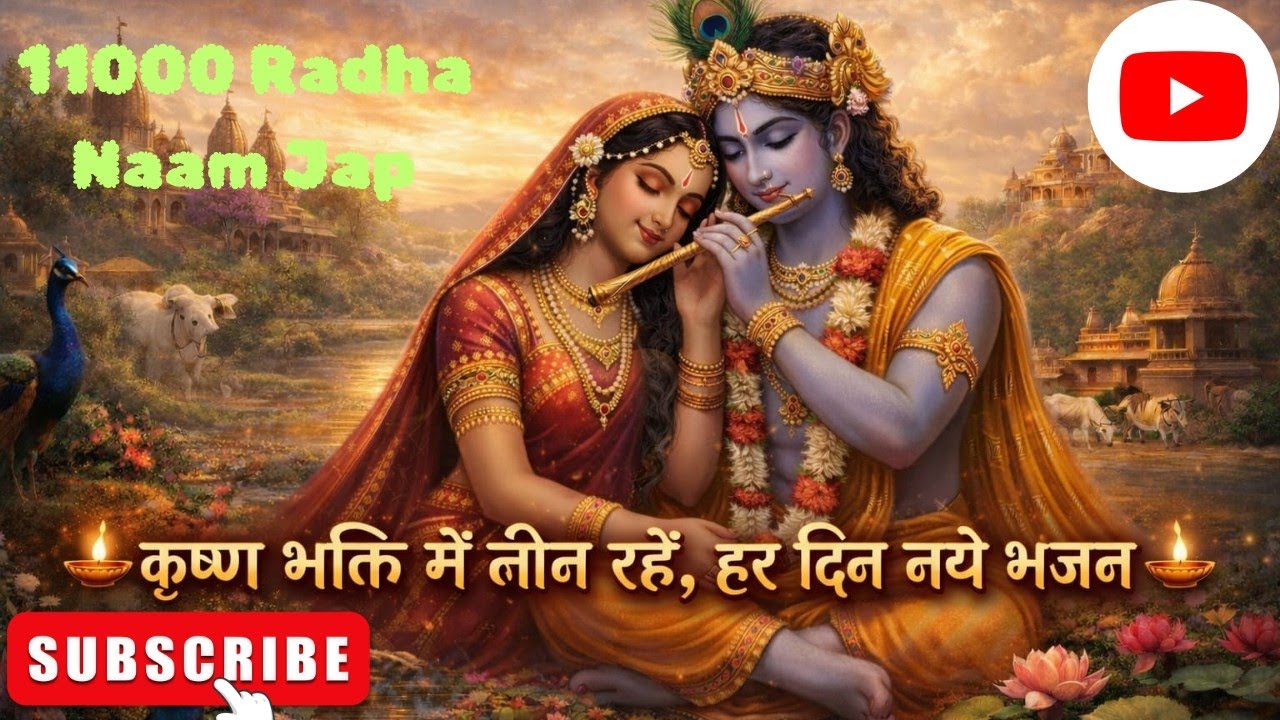 11000 Radha Naam Jap 🙏 | Shree Radha Naam Sankirtan | Bhakti Meditation l #premanandjimaharaj 
