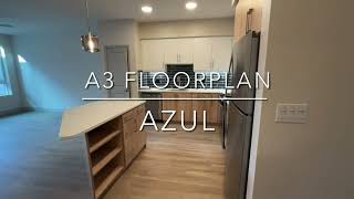 A3 Floor Plan Azul at Vita Apartment Homes in orange, CA - Fairfield