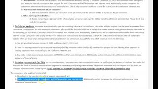 SANTANDER SUBPRIME AUTO LENDER LAWSUIT UPDATE 6 2 2021