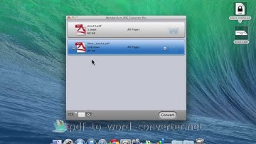 How to Turn PDF into Excel (XLSX, XLS Formats) on Mac OS X?