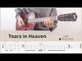【TAB】Tears in Heaven - Eric Clapton - FingerStyle Guitar ソロギター【タブ】