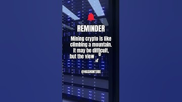 Mining Crypto: The Climb to the Top #crypto #shorts