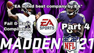 Madden 21 Fail Compilation "Part 4" EA$$ (Glitches, Rage, Troll, Plays Tips, The Yard)