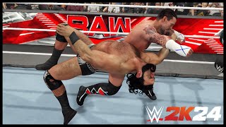 WWE2K24 | CM Punk VS Drew McIntyre | Full Fight Gameplay. #wwe #wwe2k24