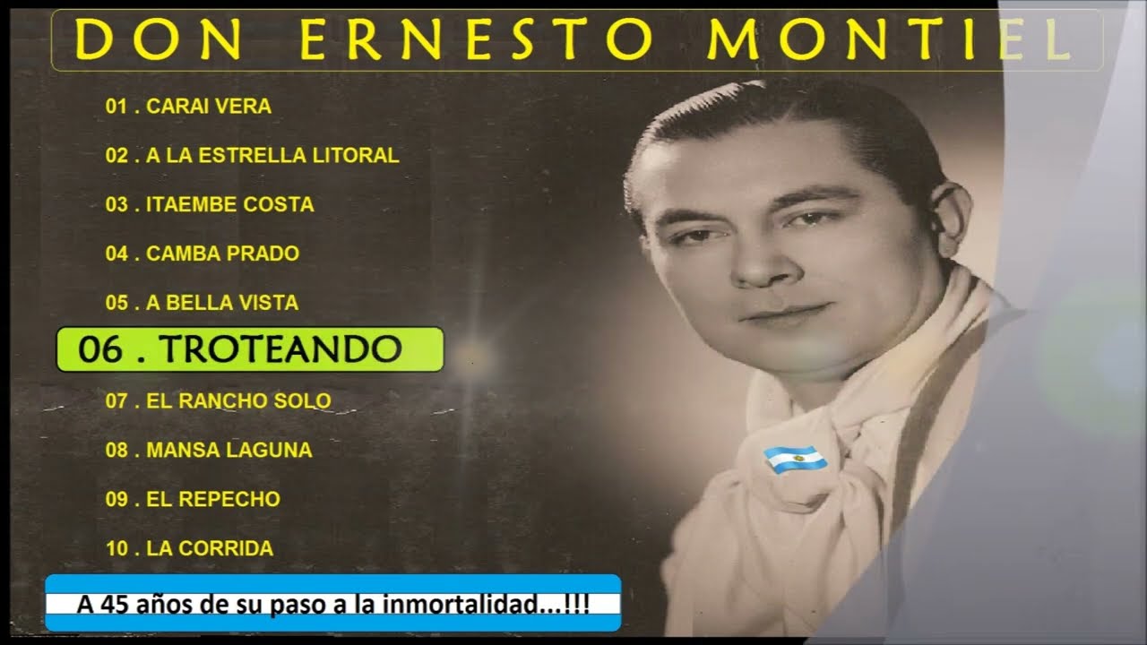 👉 👉 DON ERNESTO MONTIEL (1916 - 1975) 🙇 🙇 🙇 A 45 AÑOS DE SU PARTIDA....
