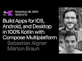 Build apps for ios android and desktop with compose multiplatform