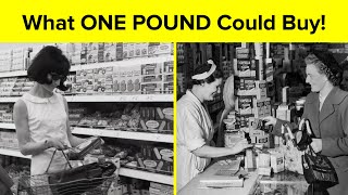 What ONE POUND Could Buy in 1960s Britain - These Items Will SHOCK You!