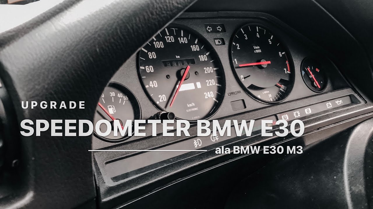 Gauge Ring Speedometer BMW E30 Custom Speedometer BMW E30 M3 look