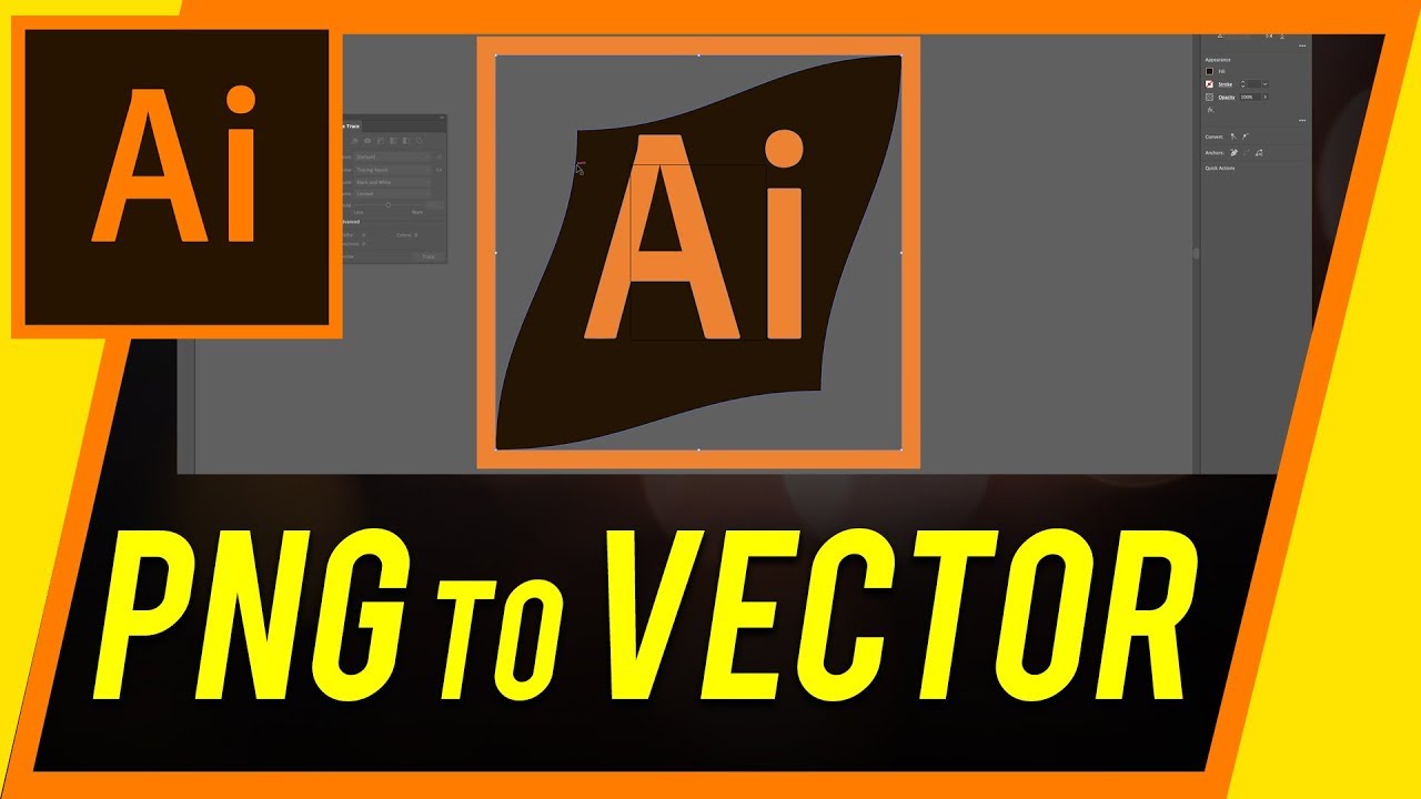 How To Convert A Png To Vector With Illustrator