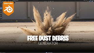 free blender ground dust and debris generator
