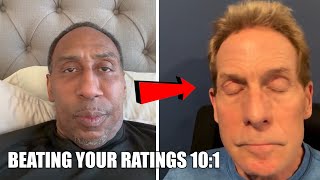 Stephen A Smith KEEPS IT REAL on Skip Bayless Undisputed Poor Ratings 