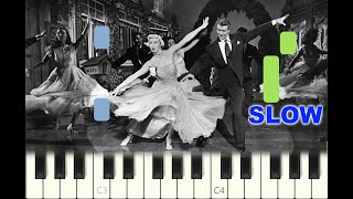 SLOW piano tutorial "TEA FOR TWO" Broadway, 1925, with free sheet music screenshot 4