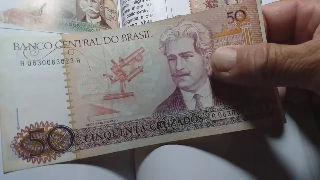 CÉDULAS RARAS DE OSWALDO CRUZ VALENDO 800 REAIS.