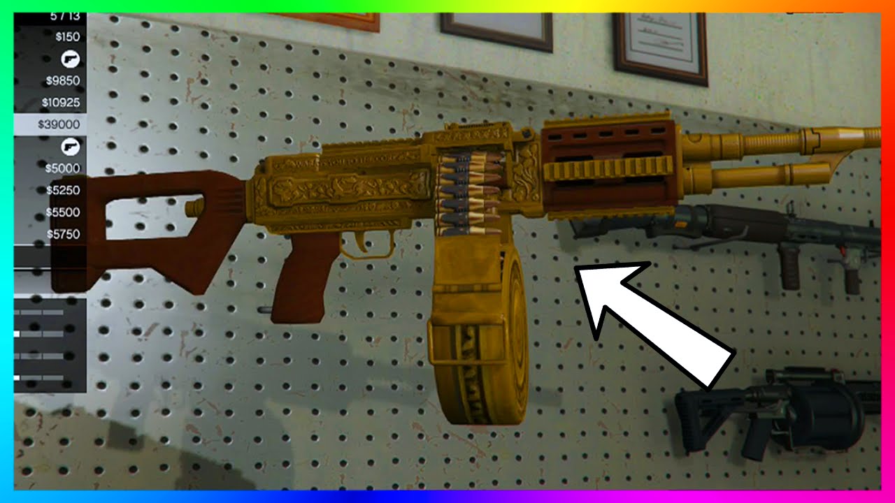 Gta 5 hidden weapons map