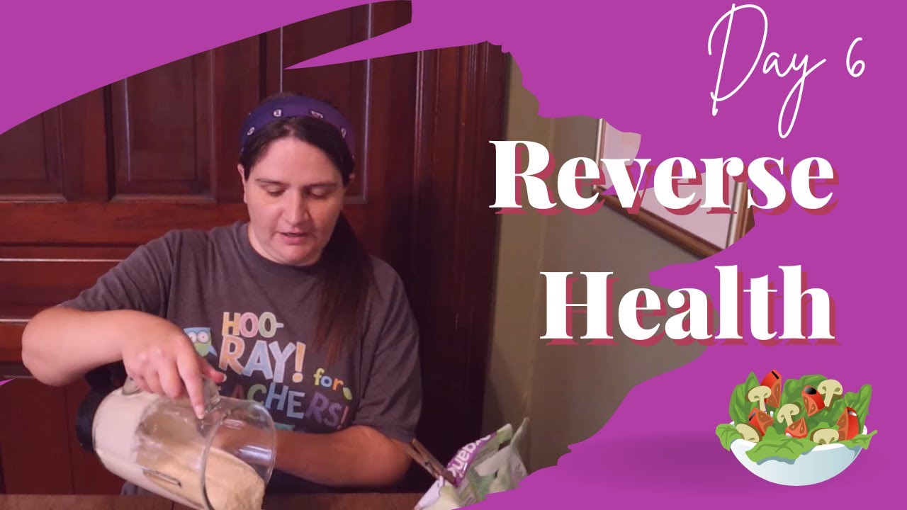 Review of Day 6 on Reverse Health includes: easy Greek salad and my first ever green juice