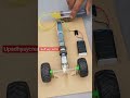 DIY hydraulic car clutch mechanism project utilizing a DC motor #shorts #diyprojects #dcmotor