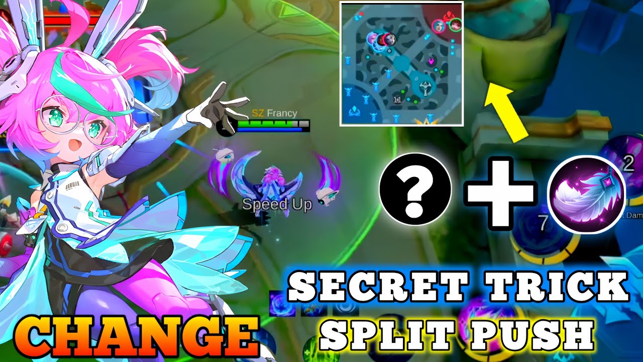 INSANE SPLIT PUSH TRICK with CHANGE 🔥 | Mobile Legends