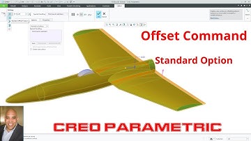 Creo Parametric - Offset Command - Standard Option for Surfaces