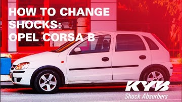 How to change Opel Corsa B shock absorbers