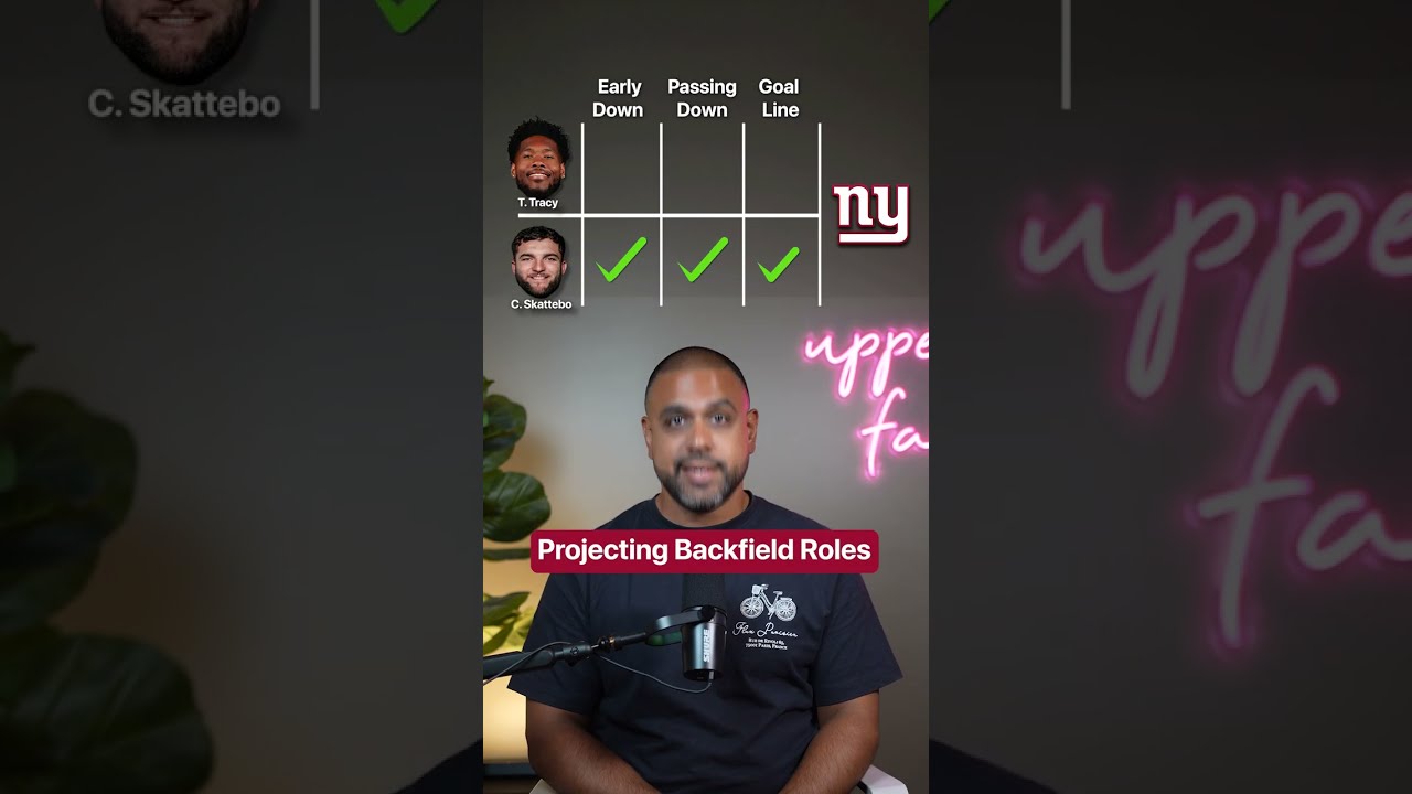 Did we get these backfield roles right?