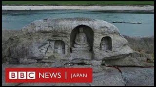 600年前の仏像も露出……中国の熱波と干ばつで発電や作物に影響