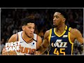 Donovan Mitchell vs. Devin Booker: Who is the better player? First Take debates