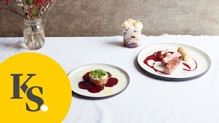Weihnachtsmenu Mit Johann Lafer Lachs Tartar Rosa Entenbrust Lebkuchen Trifle Youtube 