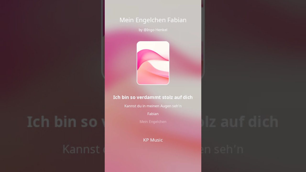 Mein Engelchen Fabian 
