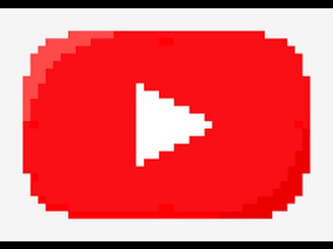 How To Draw Pixel  Art YouTube  Logo YouTube 