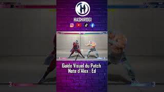 Ed Patch Note Saison 3.5 (Alex) - Street Fighter 6
