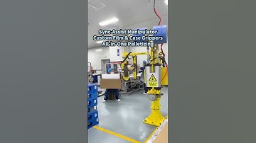 Roll film unloading and palletizing manipulator